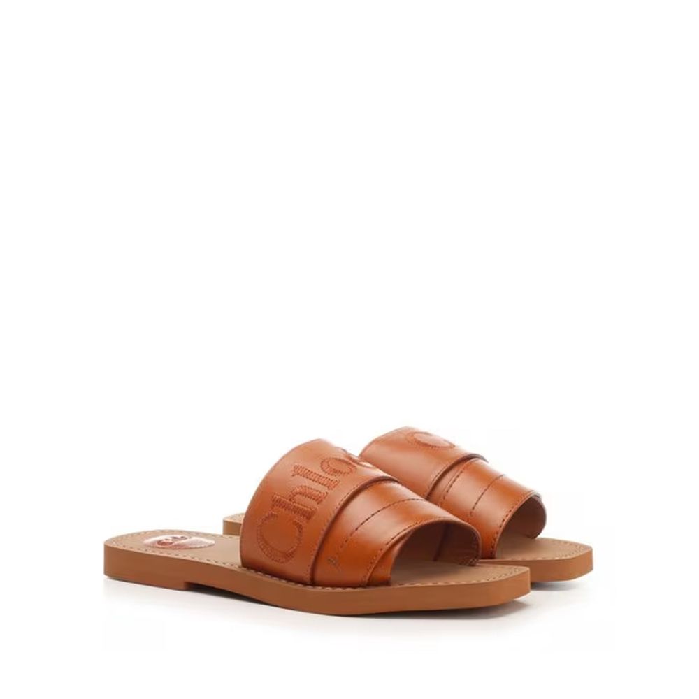 Chloé Brown Calfskin Sandals | Regal Royce