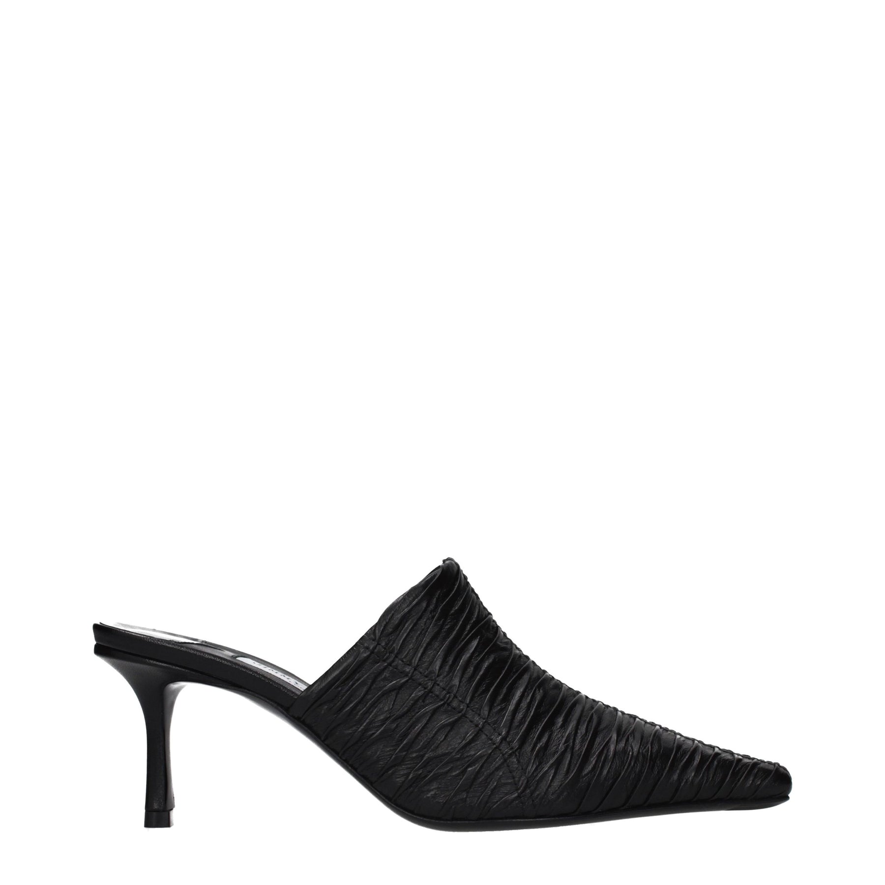 Jimmy Choo Black Leather Mid Heel Pumps | Regal Royce