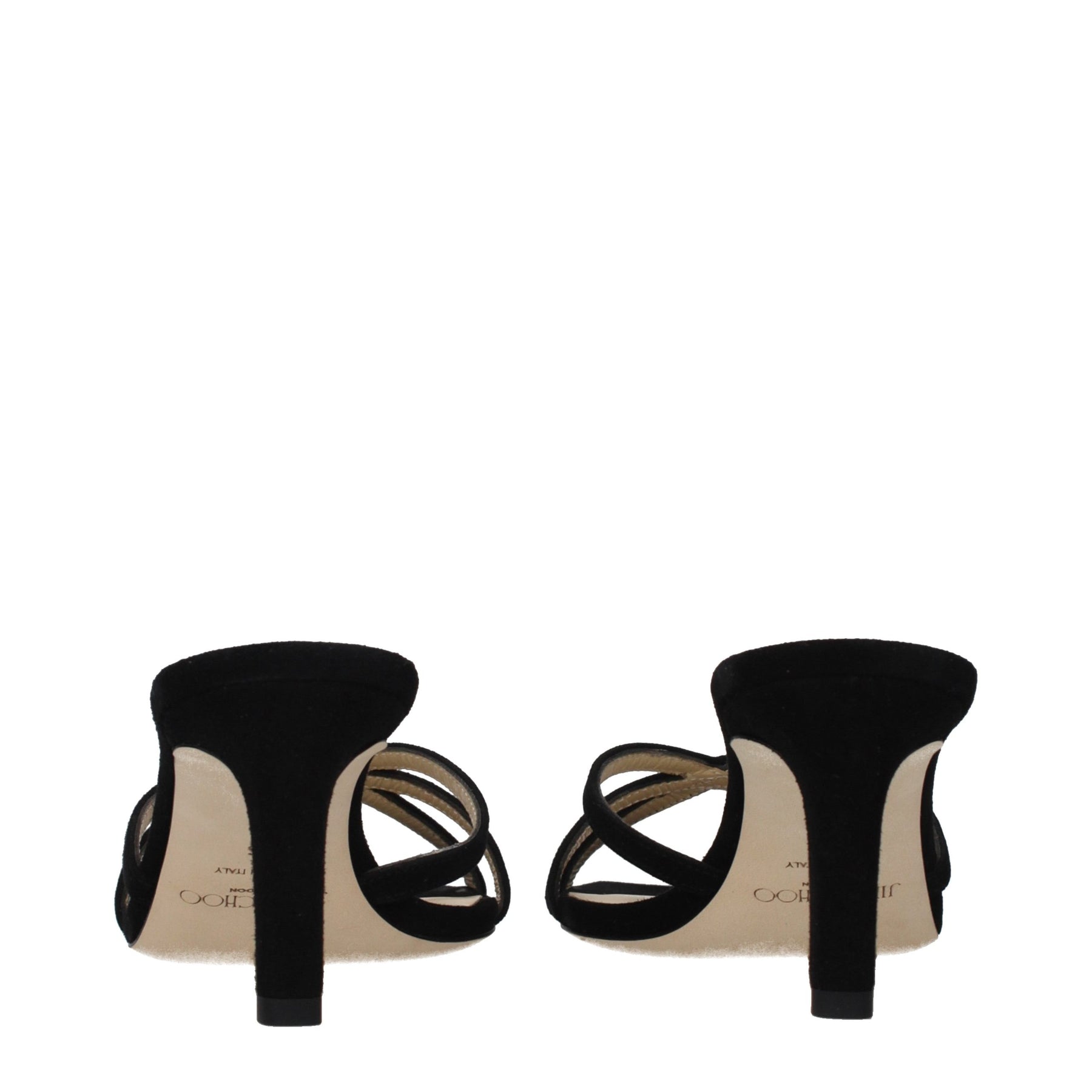 Jimmy Choo Black Leather Platform Sandals | Regal Royce