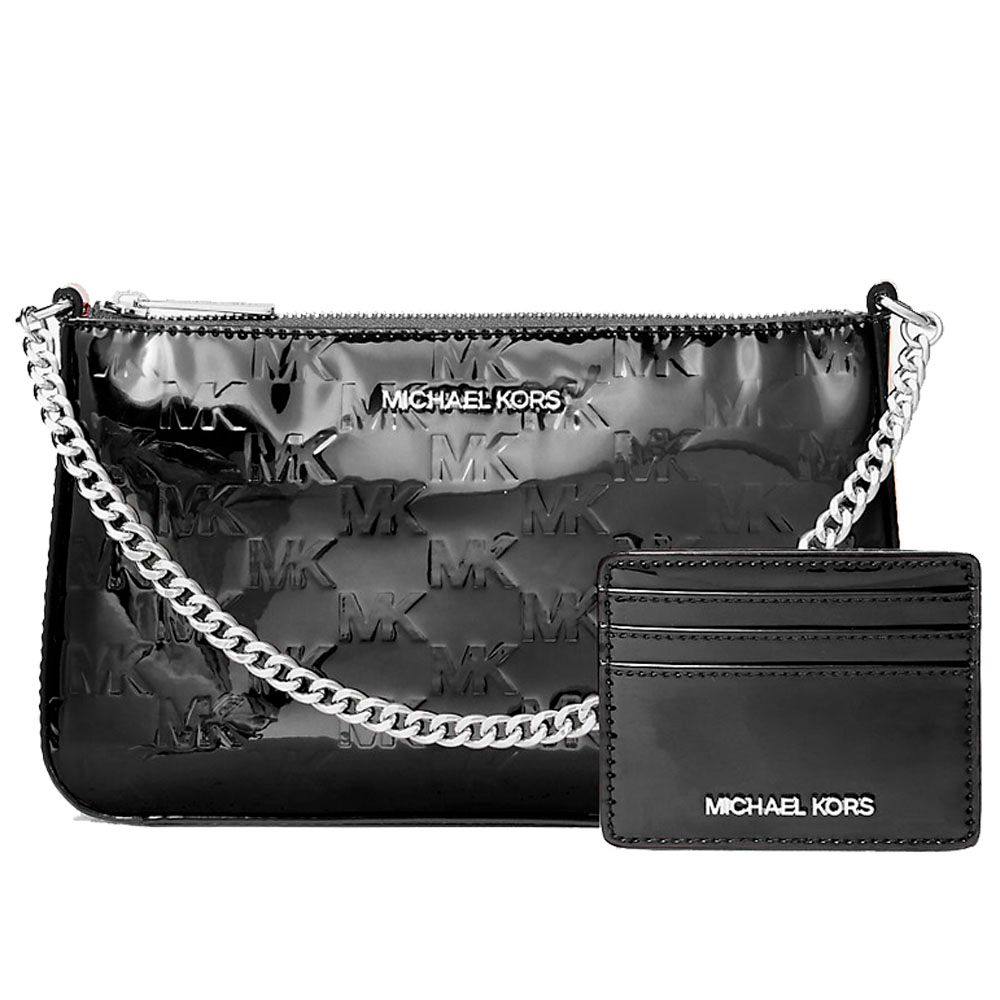 Michael Kors Black Canvas Clutch Bag | Regal Royce