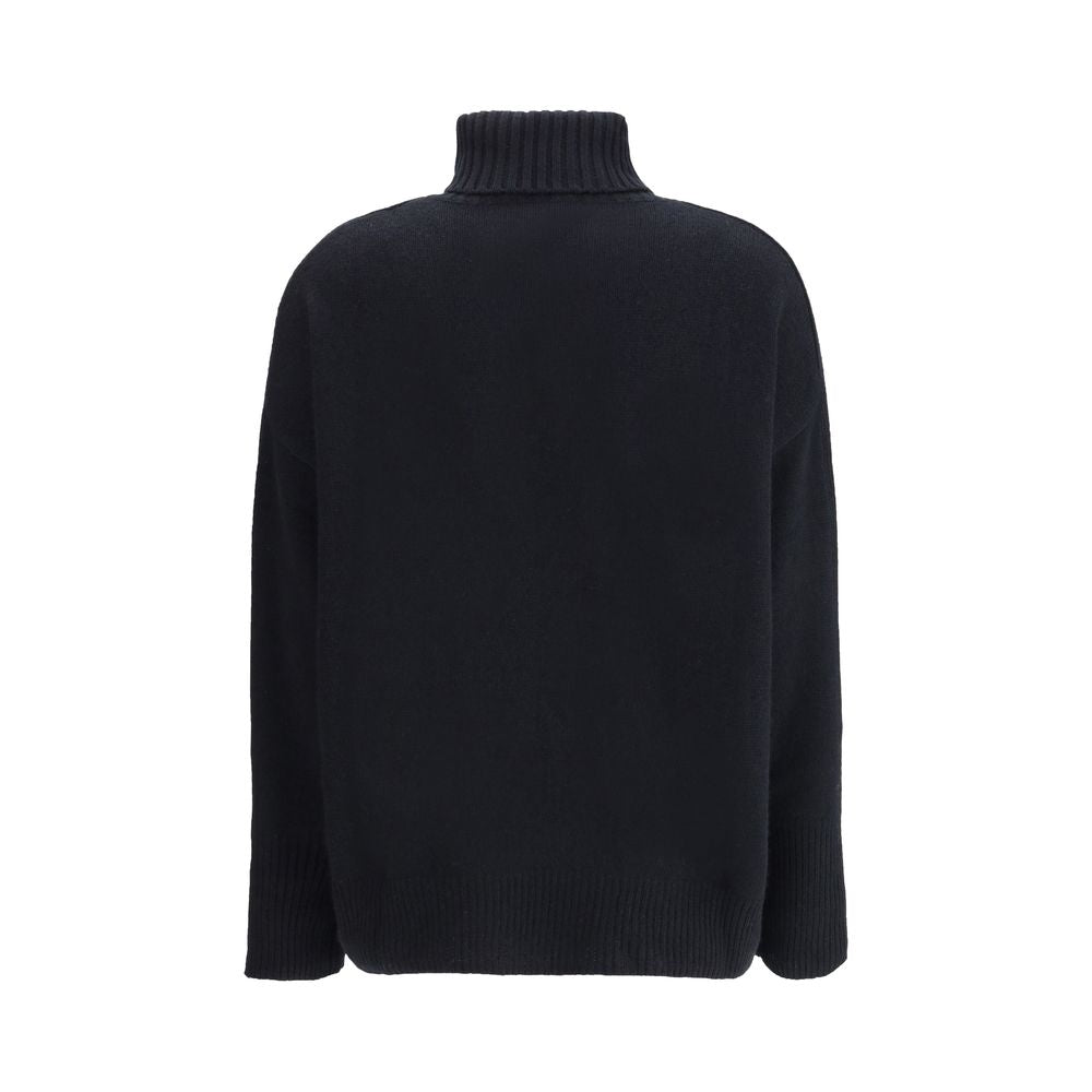 Allude Black Cashmere Sweater | Regal Royce
