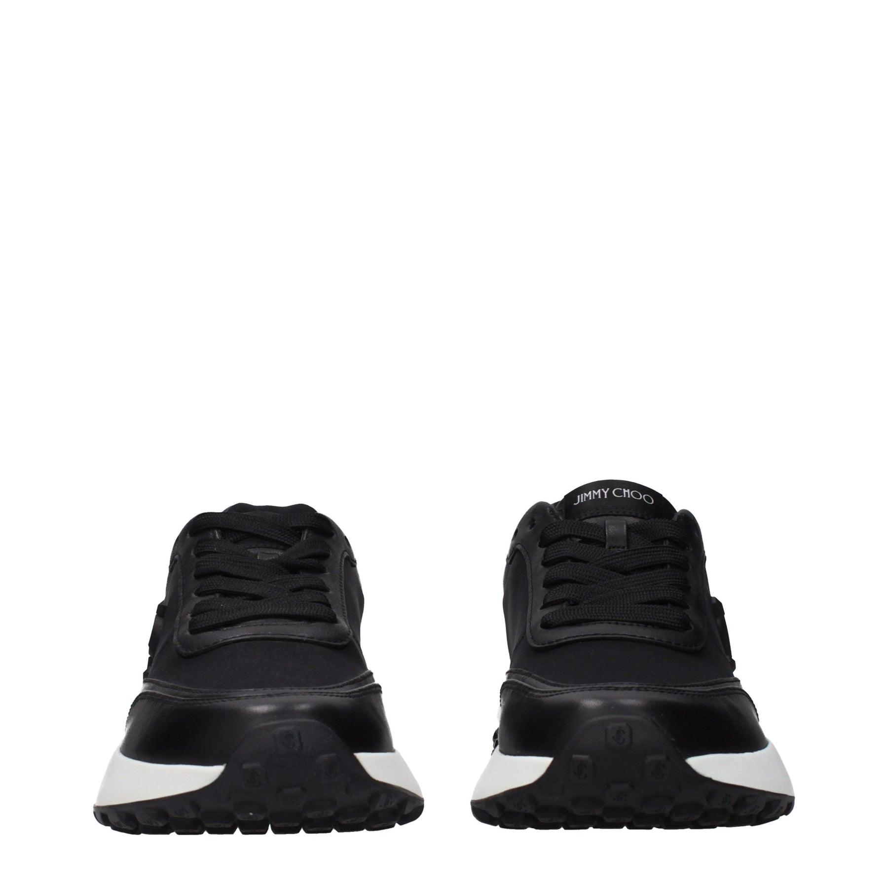 Jimmy Choo Black Fabric Athletic Sneakers | Regal Royce