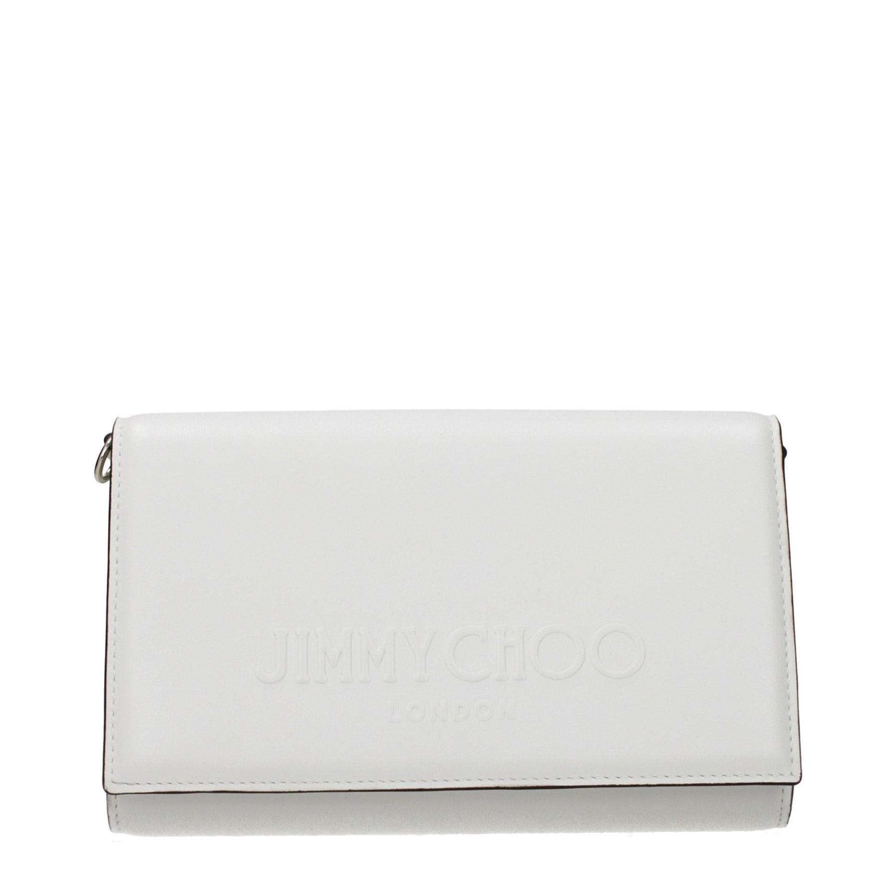 Jimmy Choo White Leather Clutch Bag | Regal Royce
