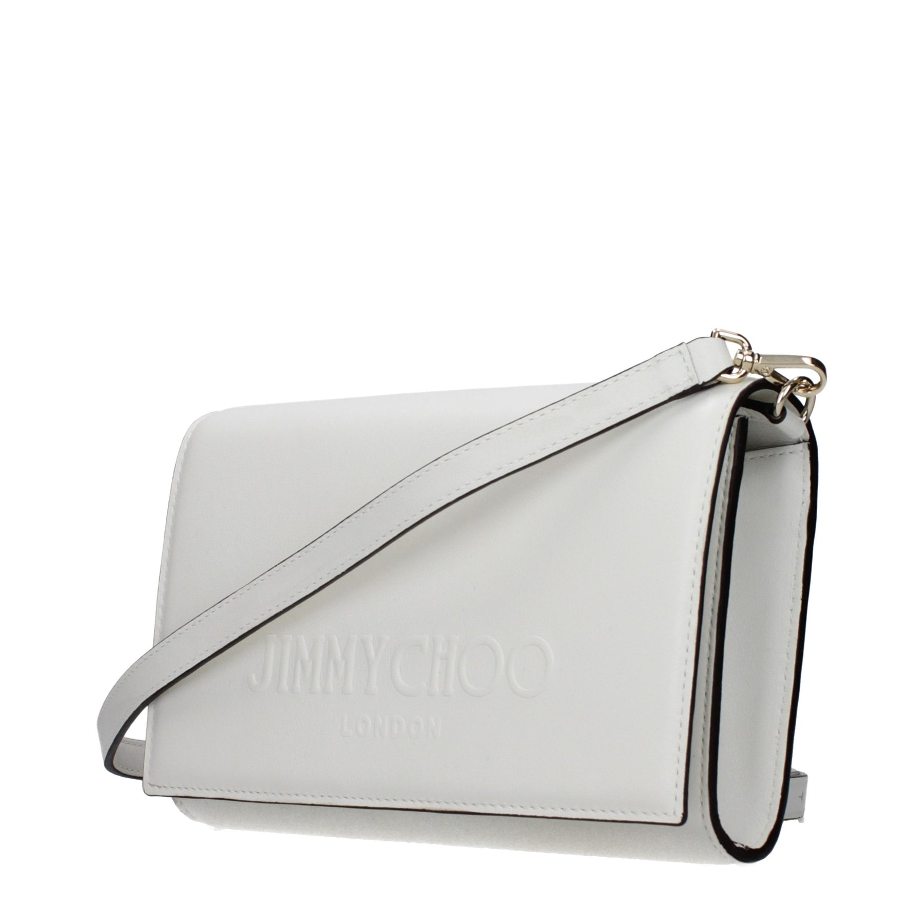 Jimmy Choo White Leather Clutch Bag | Regal Royce