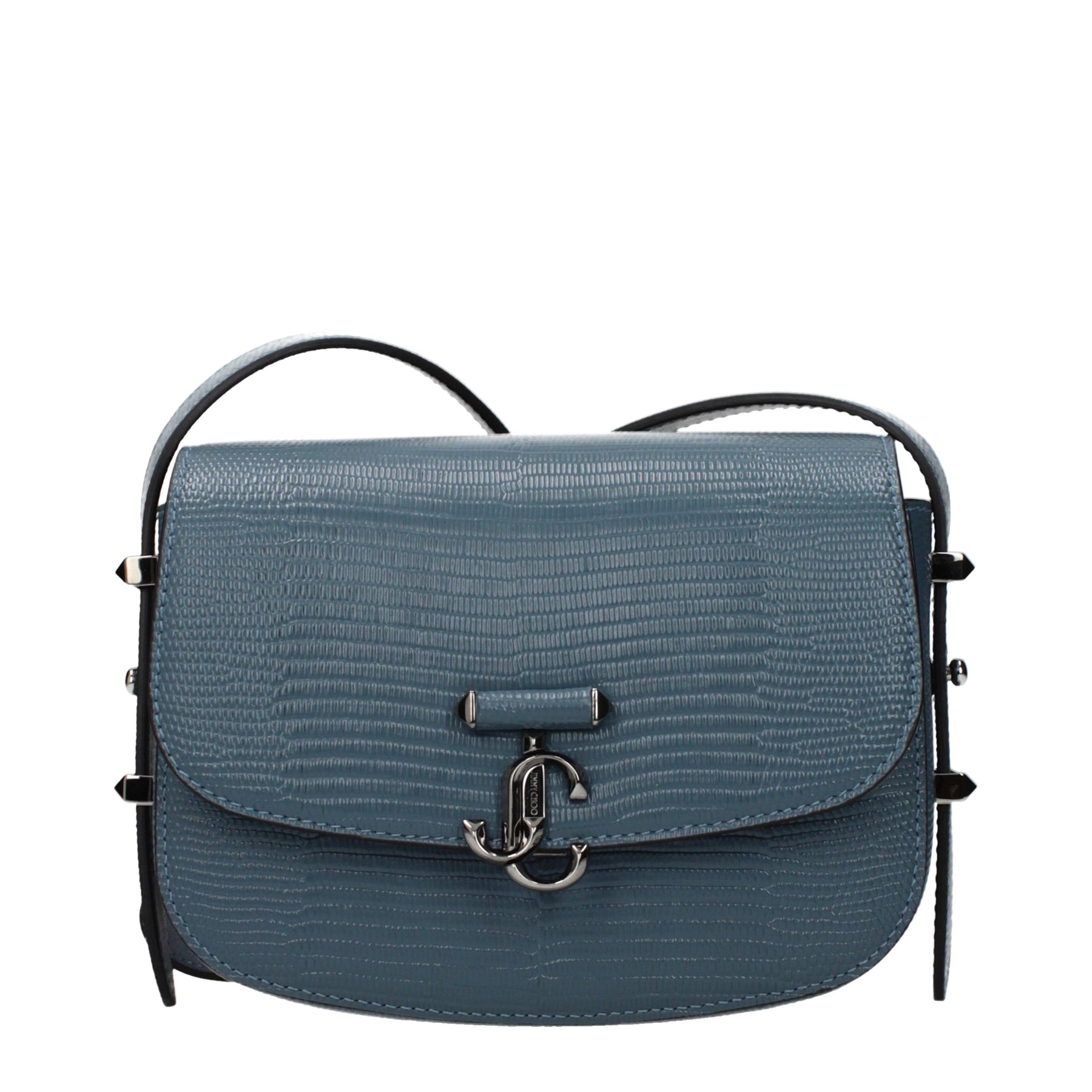 Jimmy Choo Blue Leather Shoulder Bag | Regal Royce
