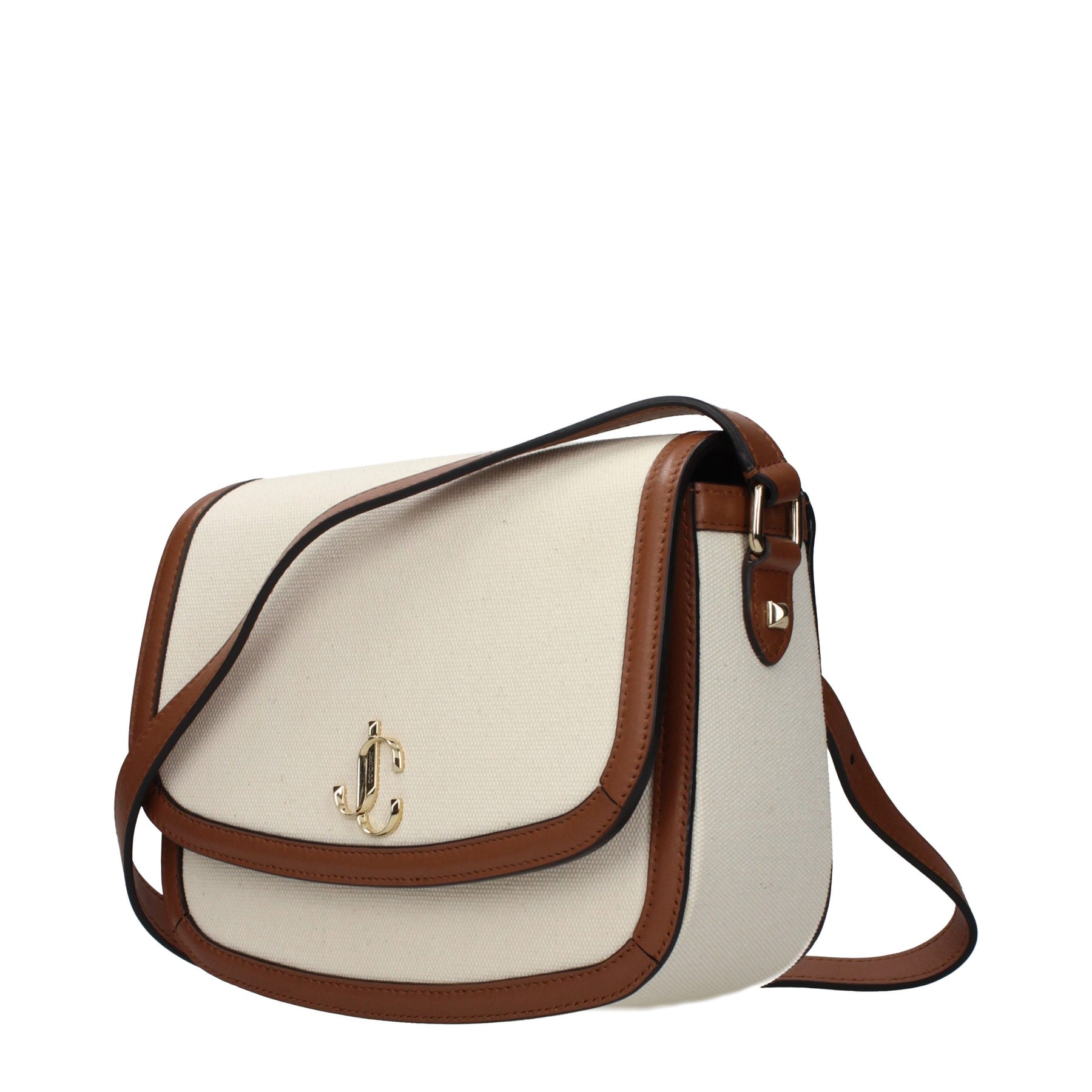 Jimmy Choo Beige Fabric Crossbody Bag | Regal Royce