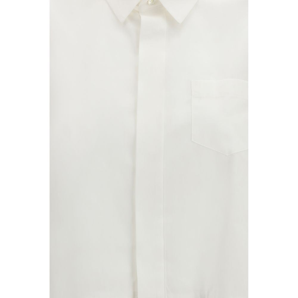 Sacai White Cotton Shortsleeve Shirt | Regal Royce