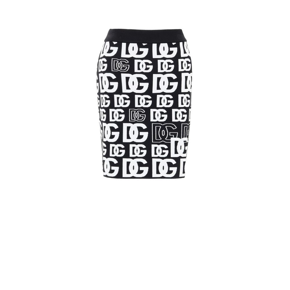 Dolce & Gabbana Black Cotton Mini Skirt | Regal Royce