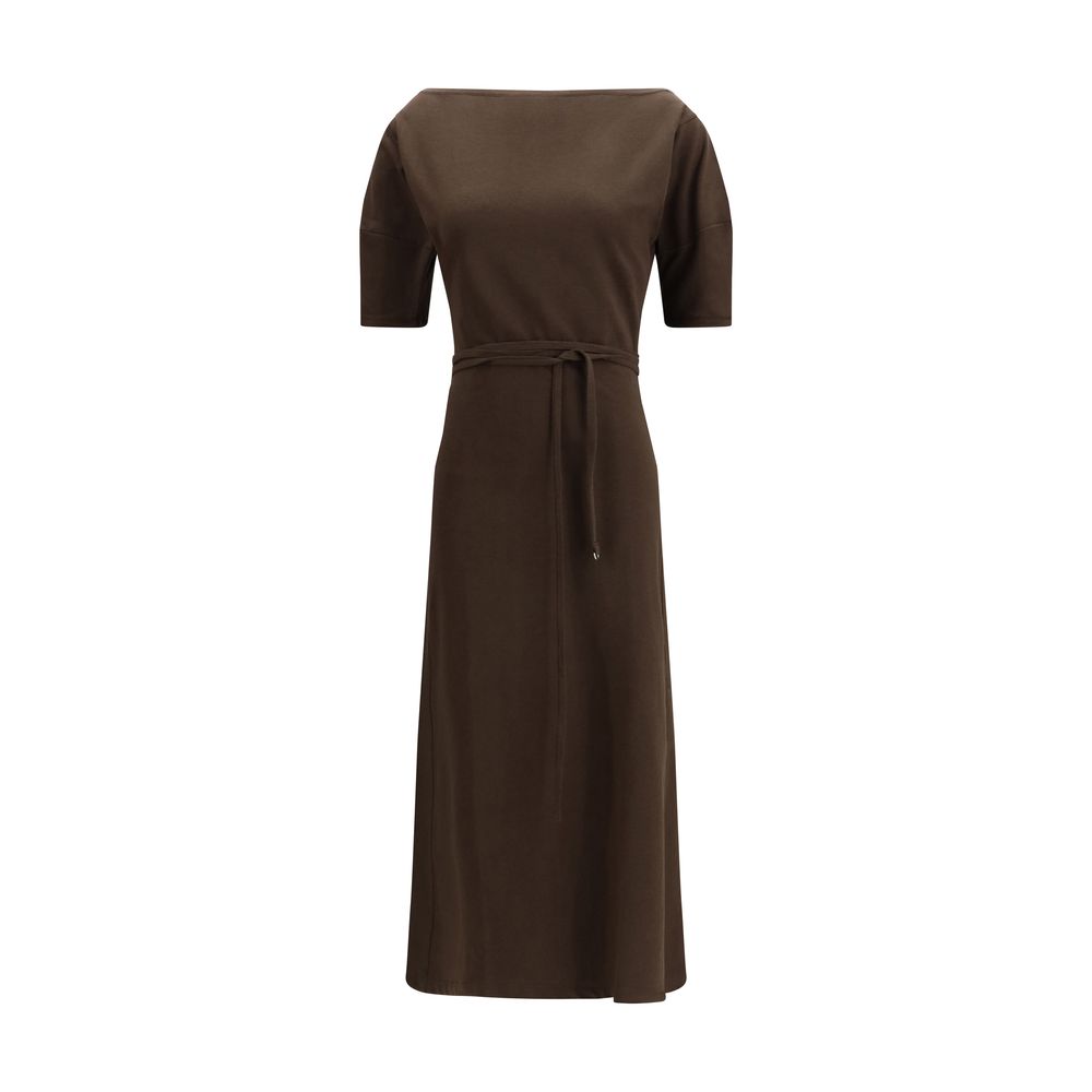 Lemaire Brown Cotton Casual Dress | Regal Royce