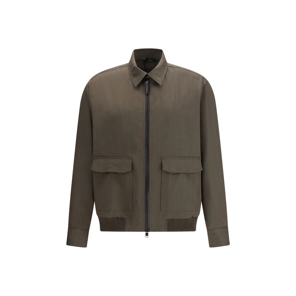 Brioni Bicolor Wool Coat | Regal Royce