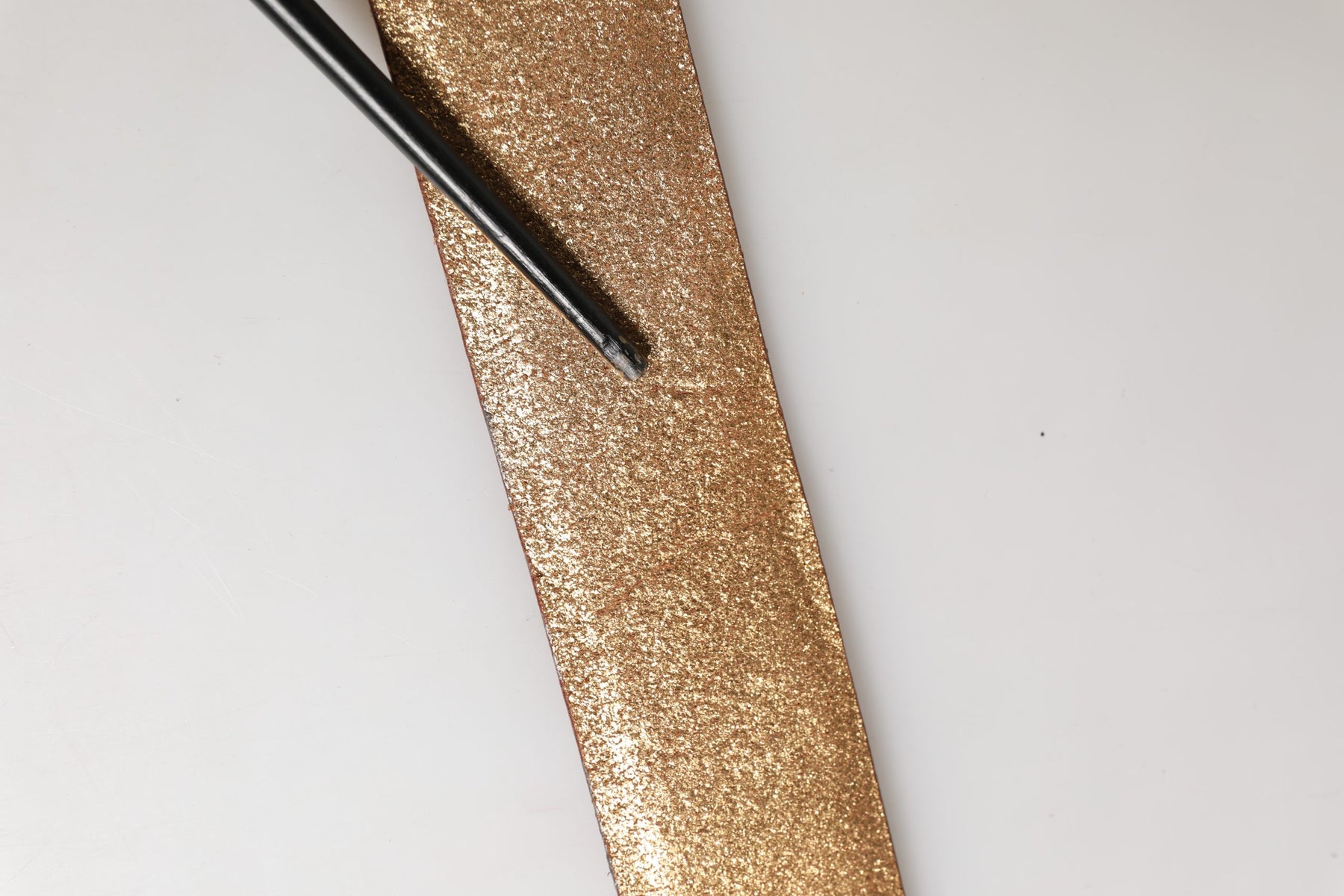 Ermanno Scervino Gold Leather Braided Metal Buckle Belt | Regal Royce