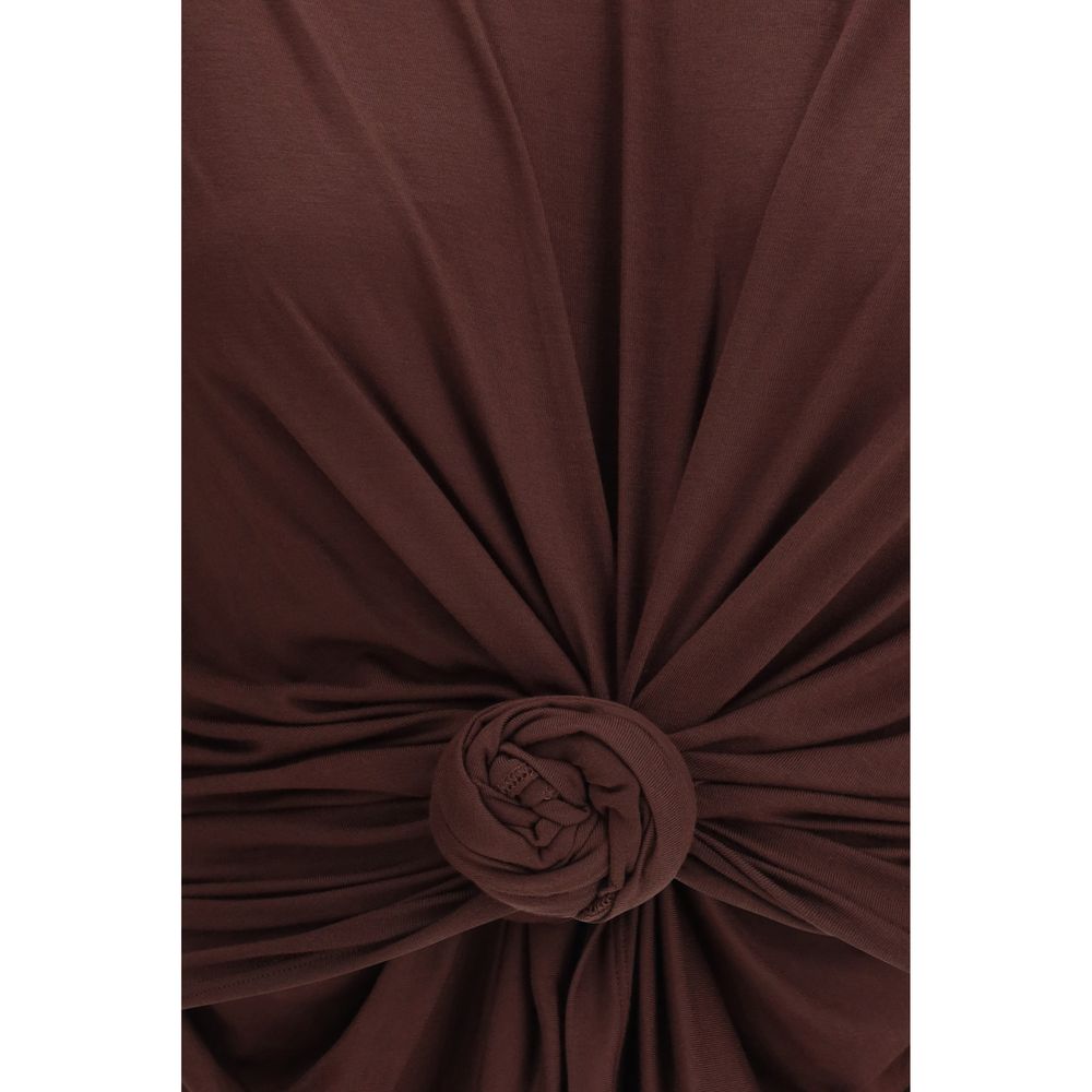 Magda Butrym Brown Copper T-Shirt | Regal Royce