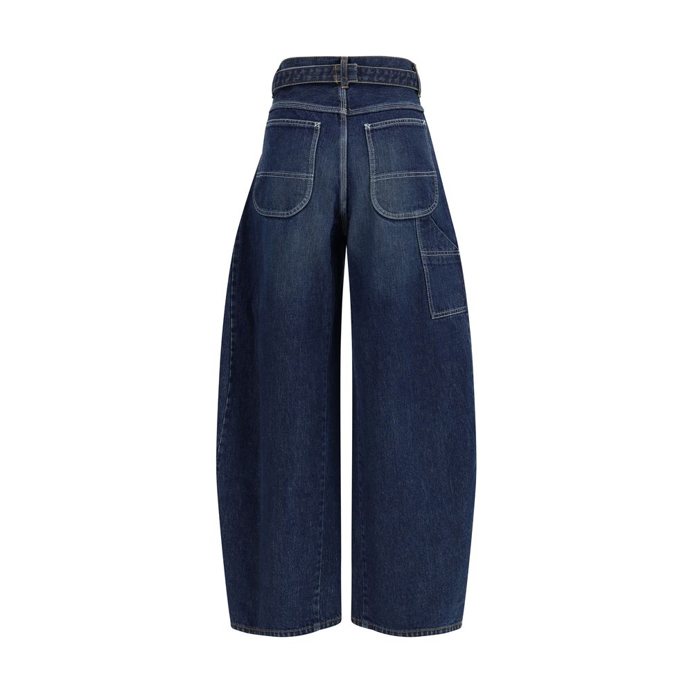 Sacai Blue Cotton Jeans Denim | Regal Royce