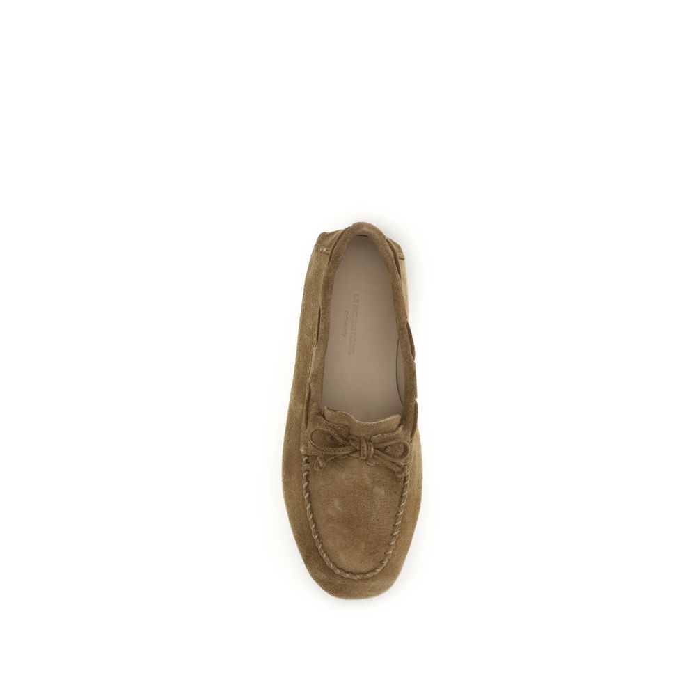 Le Monde Béryl Beige Calf Leather Bos Taurus Slip-On Loafers | Regal Royce