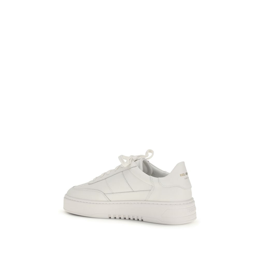 Axel Arigato White Calf Leather Bos Taurus Platform Sneakers | Regal Royce