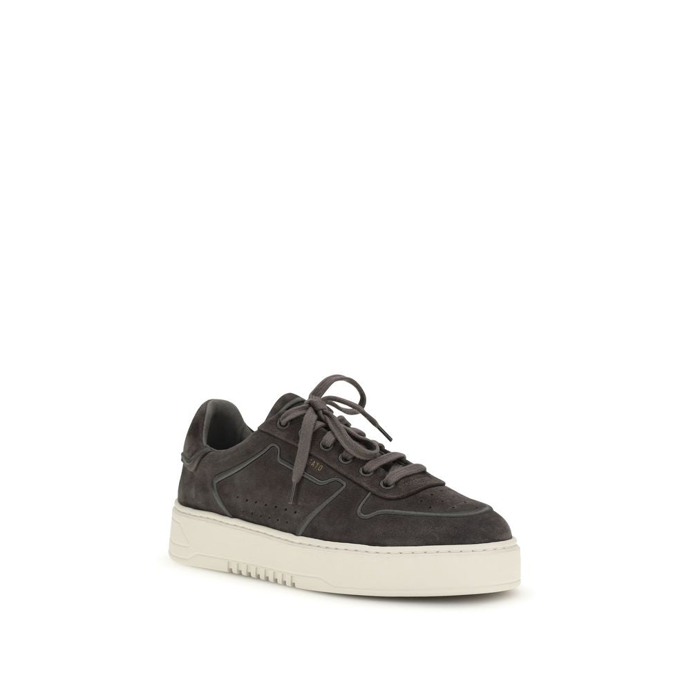 Axel Arigato Gray Calf Leather Bos Taurus Low Top Sneakers | Regal Royce