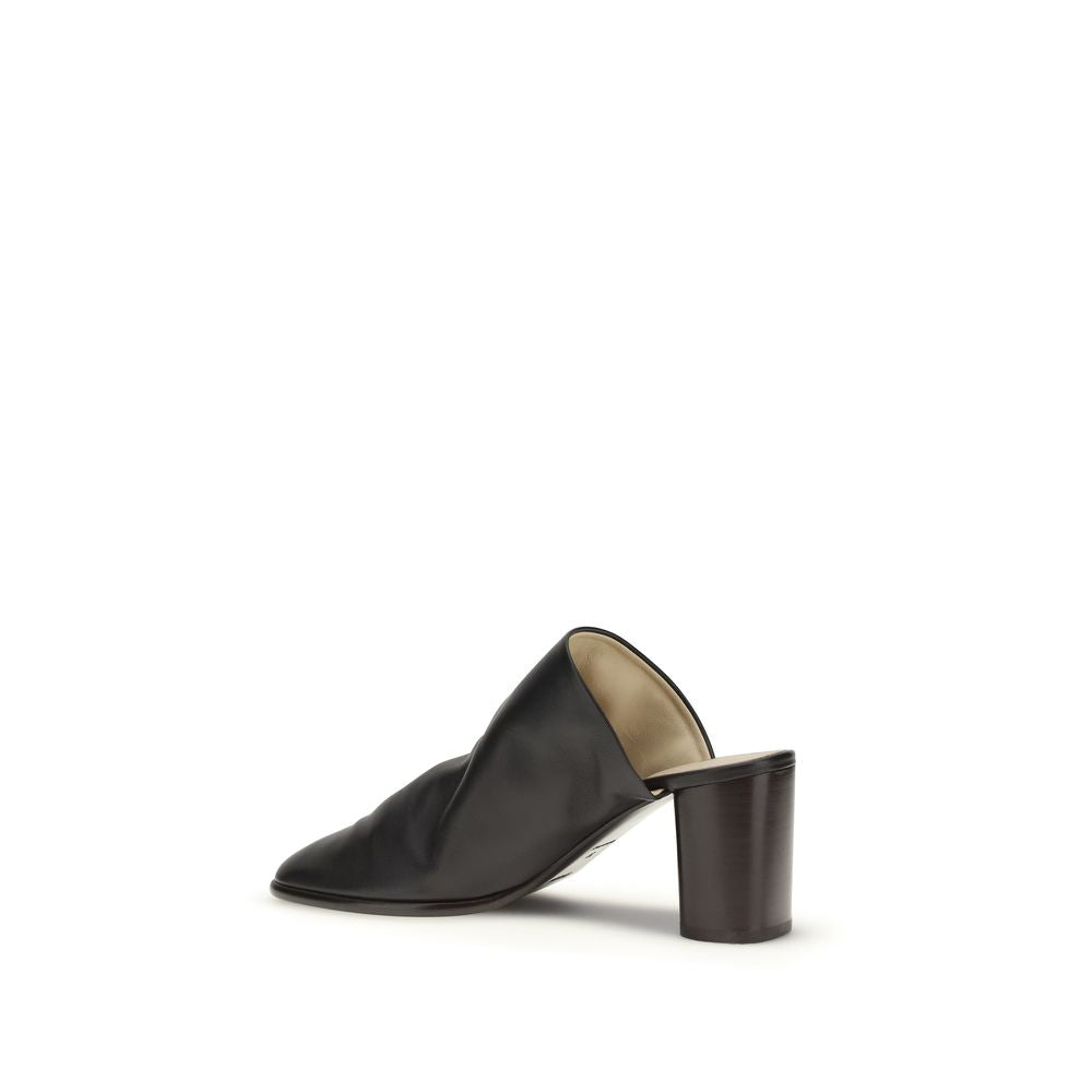 Lemaire Black Lamb Ovis Aries Aries Mules | Regal Royce