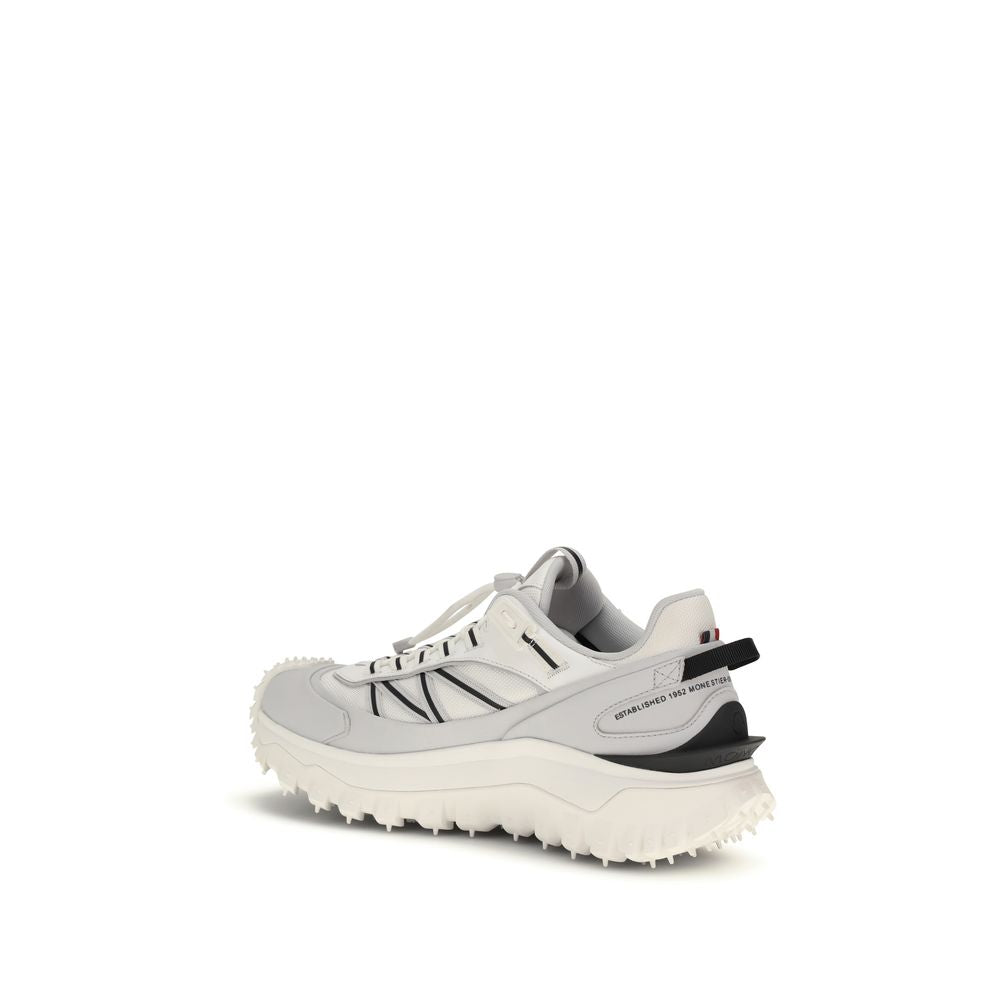 Moncler Gray Polyamide Athletic Sneakers | Regal Royce