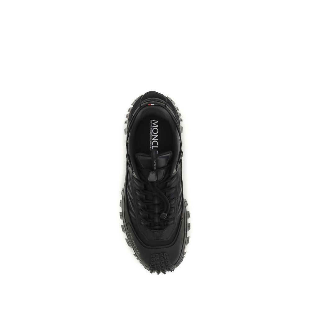 Moncler Black Polyamide Athletic Sneakers | Regal Royce