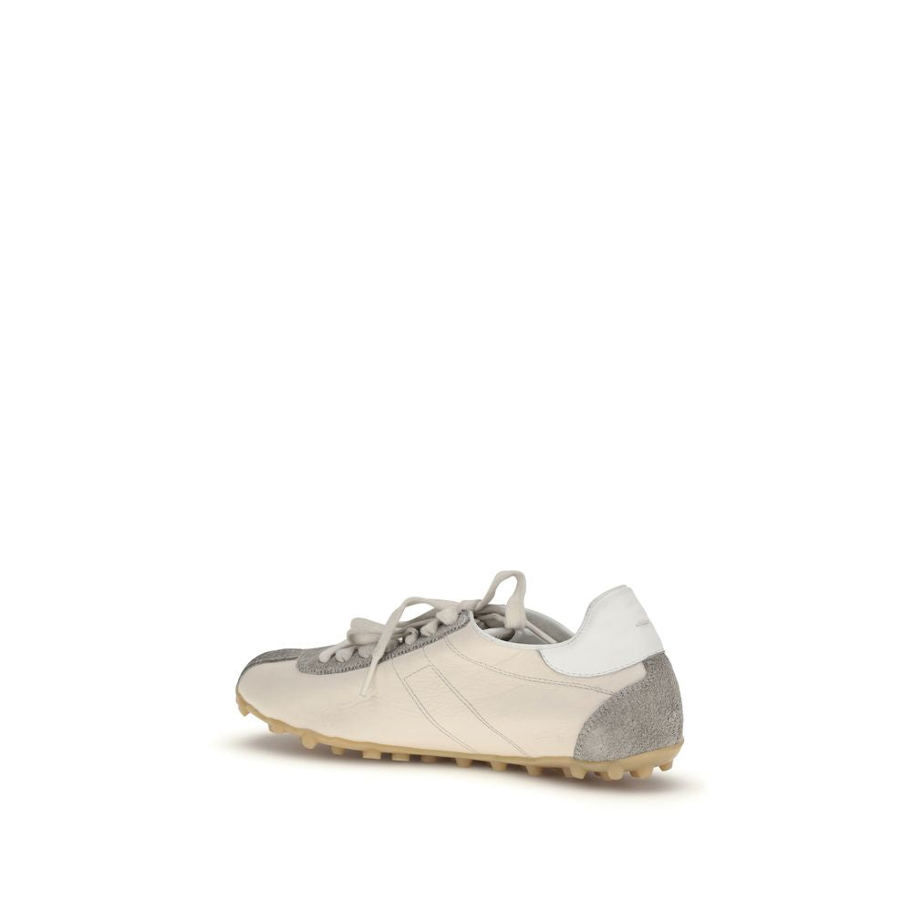 Margiela Beige Goatskin Athletic Sneakers | Regal Royce