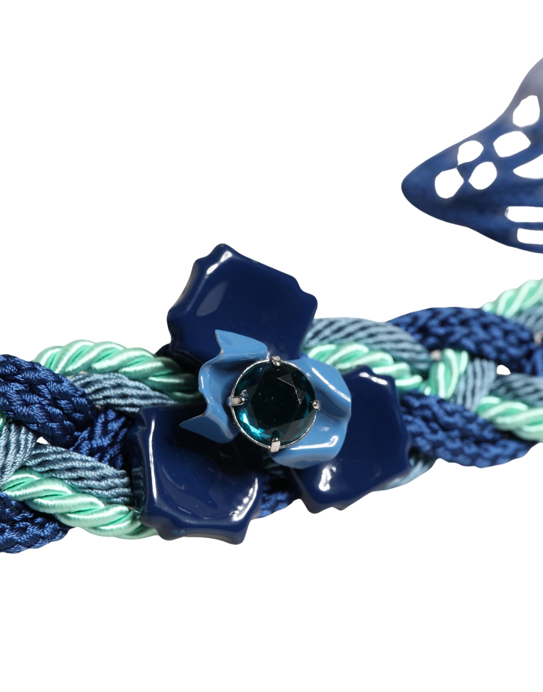 Cavalli Class Multicolor Twisted Rope Chain Buckle Waist Belt | Regal Royce