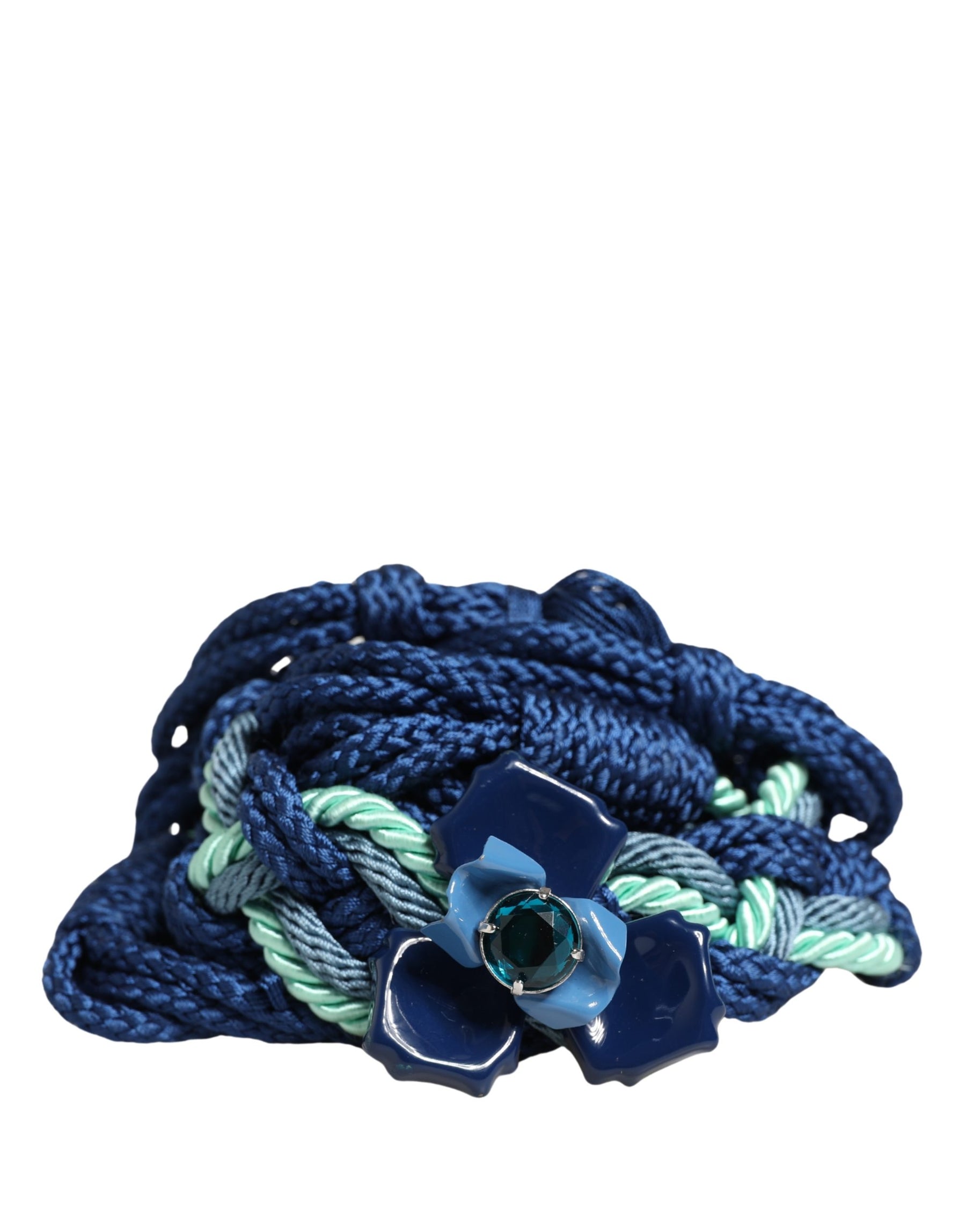 Cavalli Class Multicolor Twisted Rope Chain Buckle Waist Belt | Regal Royce