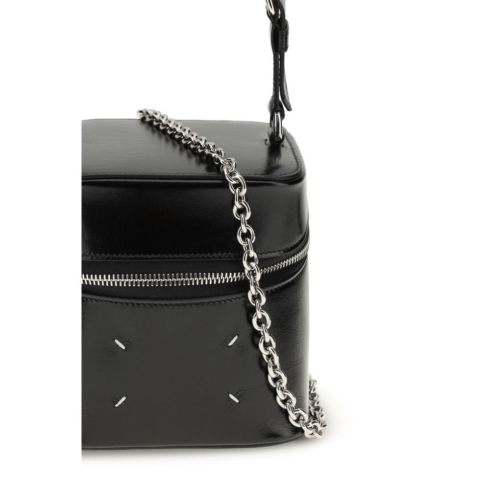 Maison Margiela Black Calf Leather Bos Taurus Backet Bag | Regal Royce