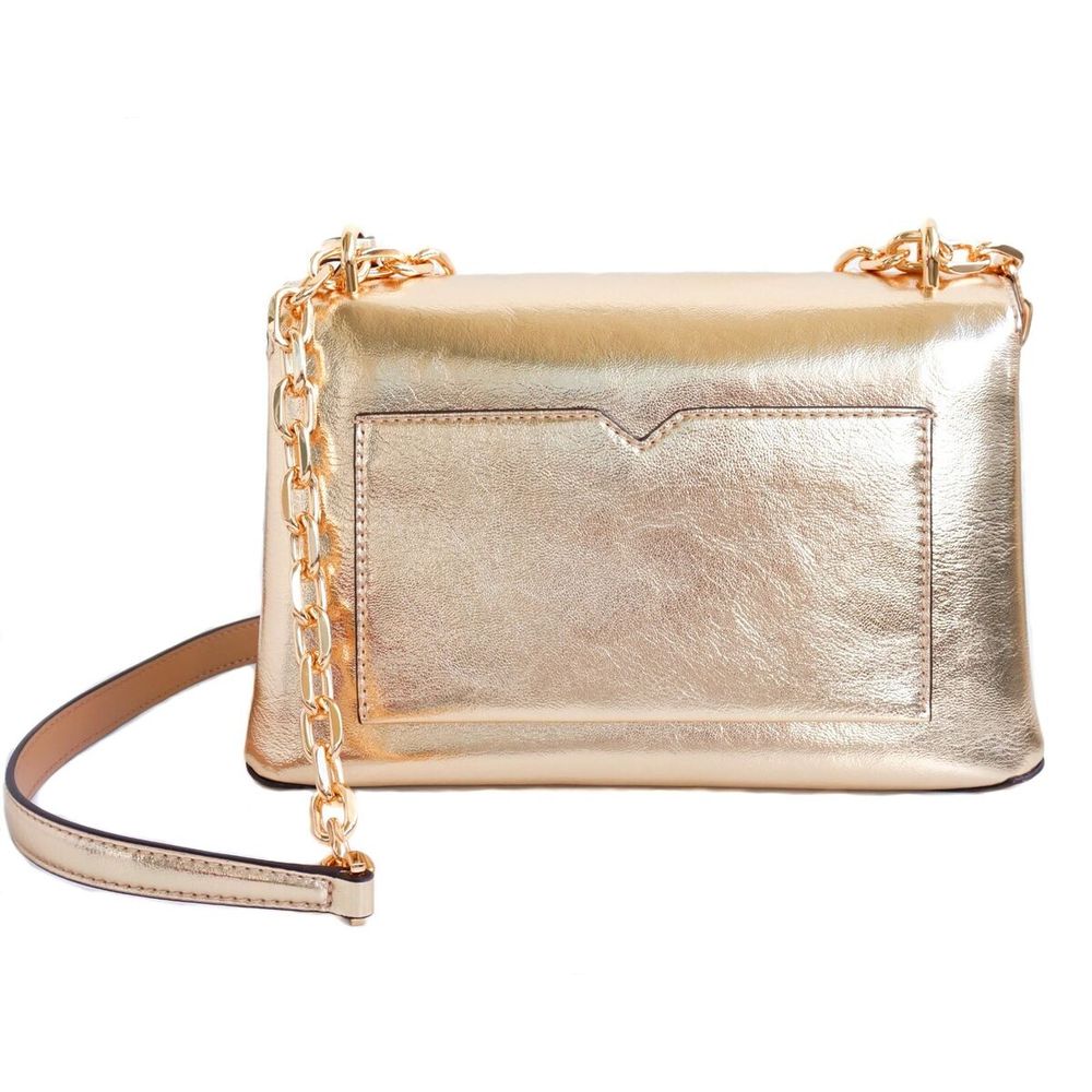 Michael Kors Gold Leather Shoulder Bag | Regal Royce