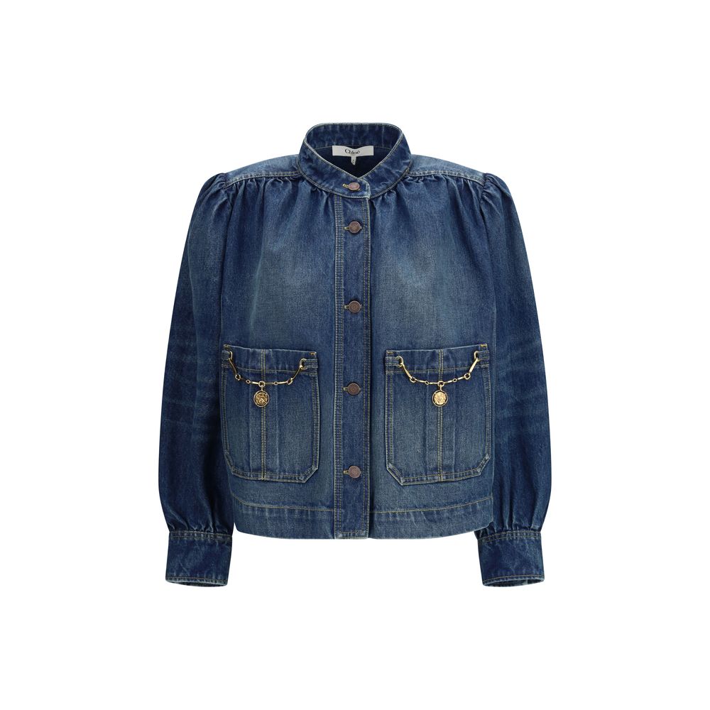 Chloé Blue Cotton Denim Jacket | Regal Royce
