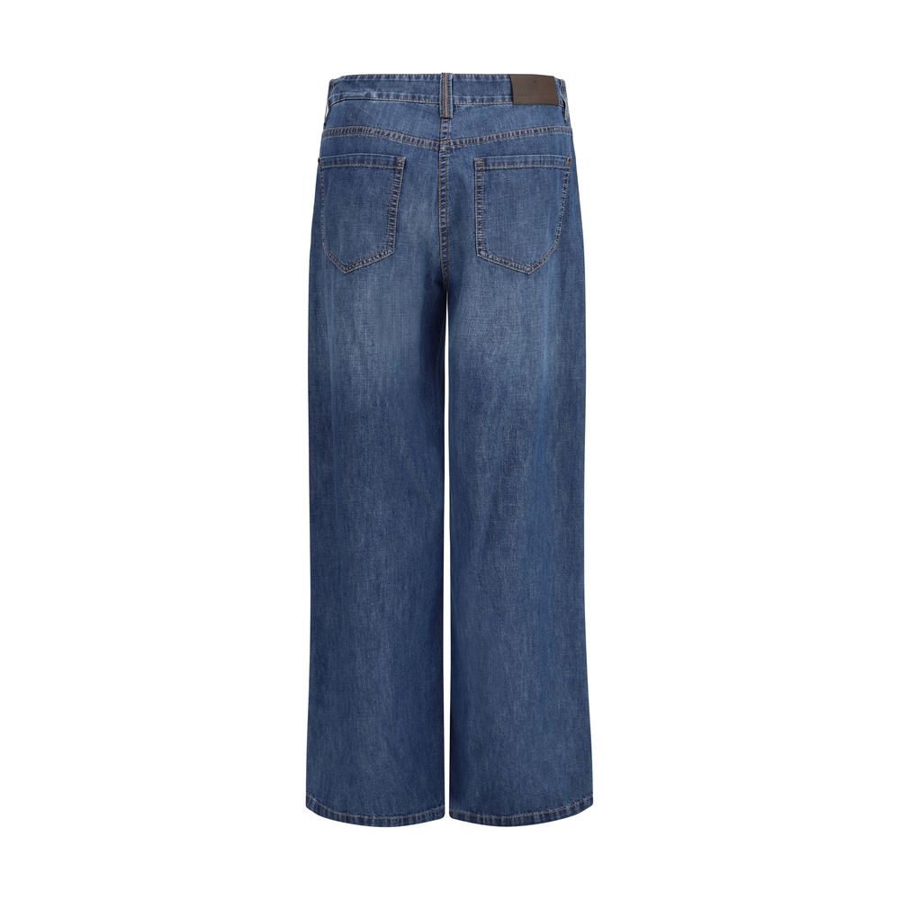 Brunello Cucinelli Blue Cotton Jeans Denim | Regal Royce