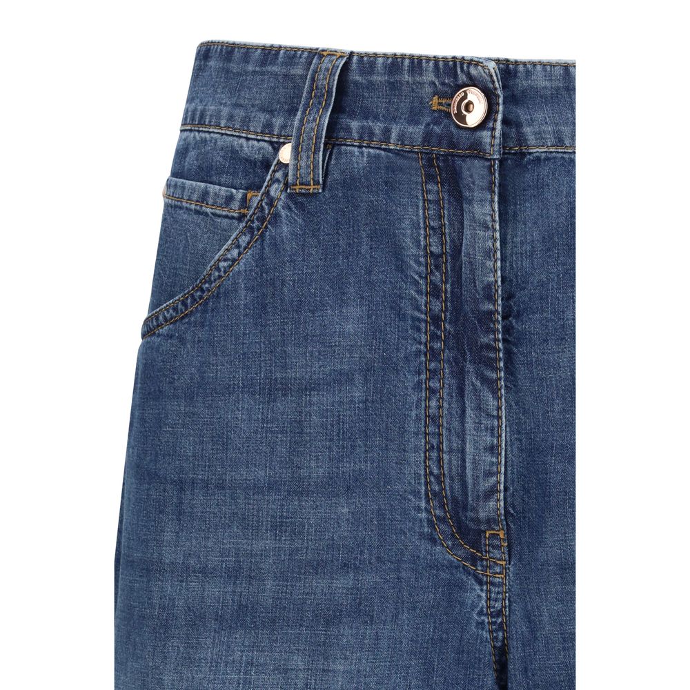 Brunello Cucinelli Blue Cotton Jeans Denim | Regal Royce
