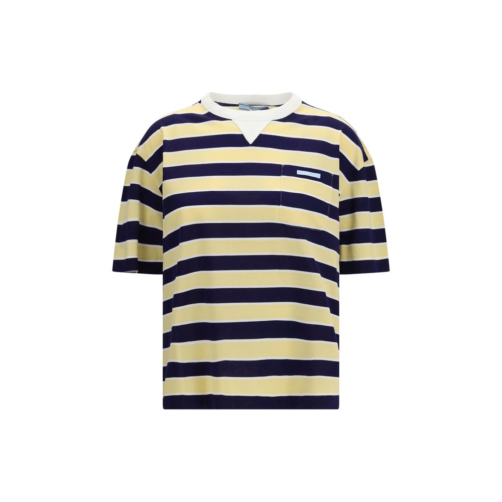 Prada Bicolor Cotton T-Shirt | Regal Royce