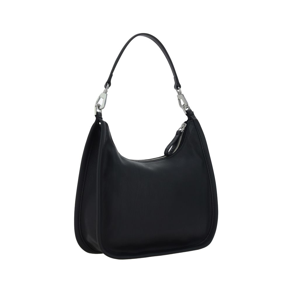 Pierre Hardy Black Calf Leather Bos Taurus Shoulder Bag | Regal Royce