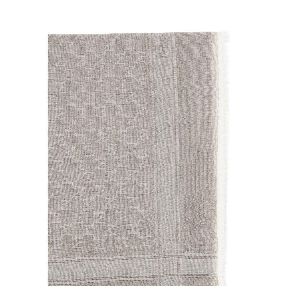 Max Mara Beige Wool Scarf | Regal Royce