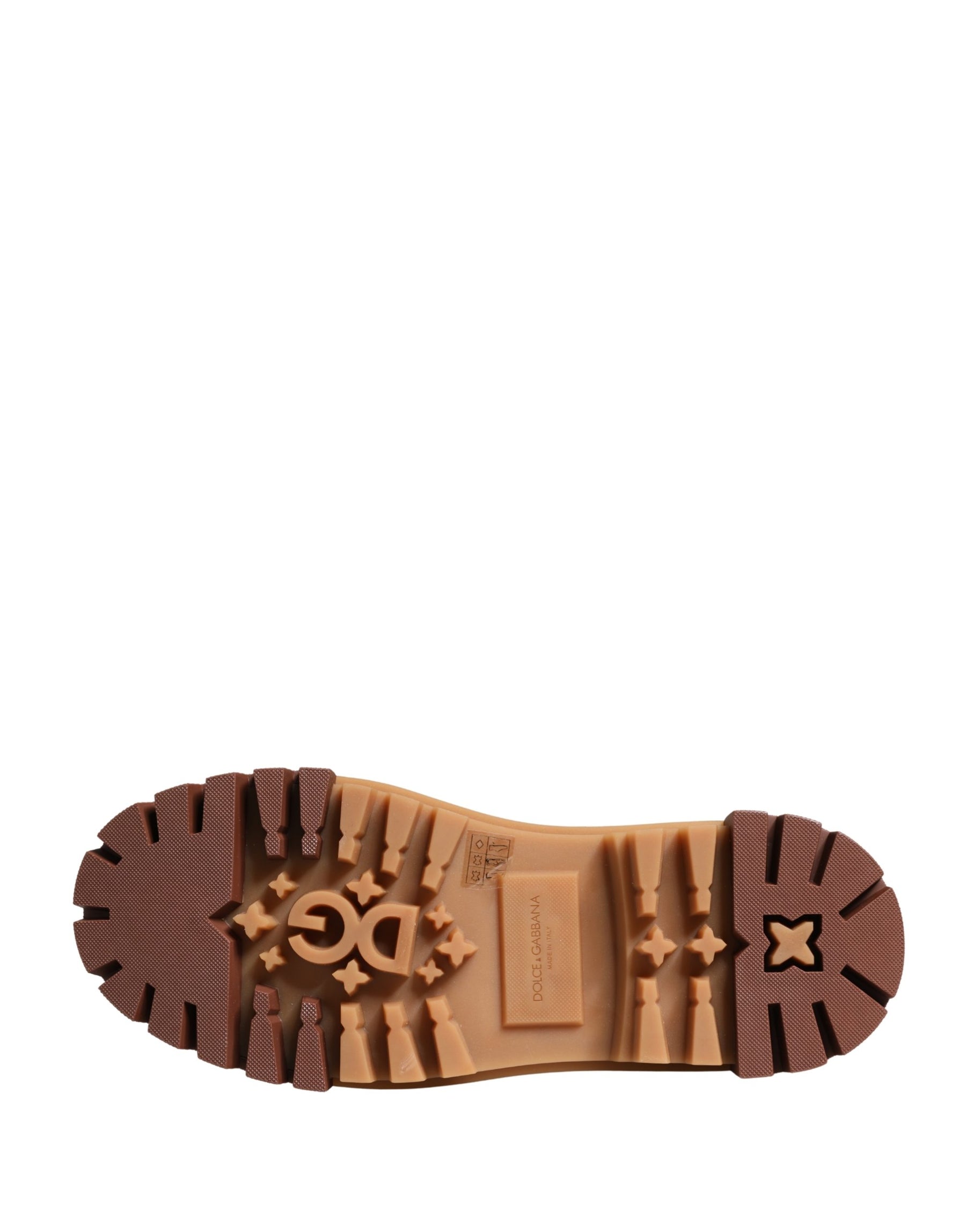 Dolce & Gabbana Brown Leather Trekking-Style Men Boots Shoes | Regal Royce