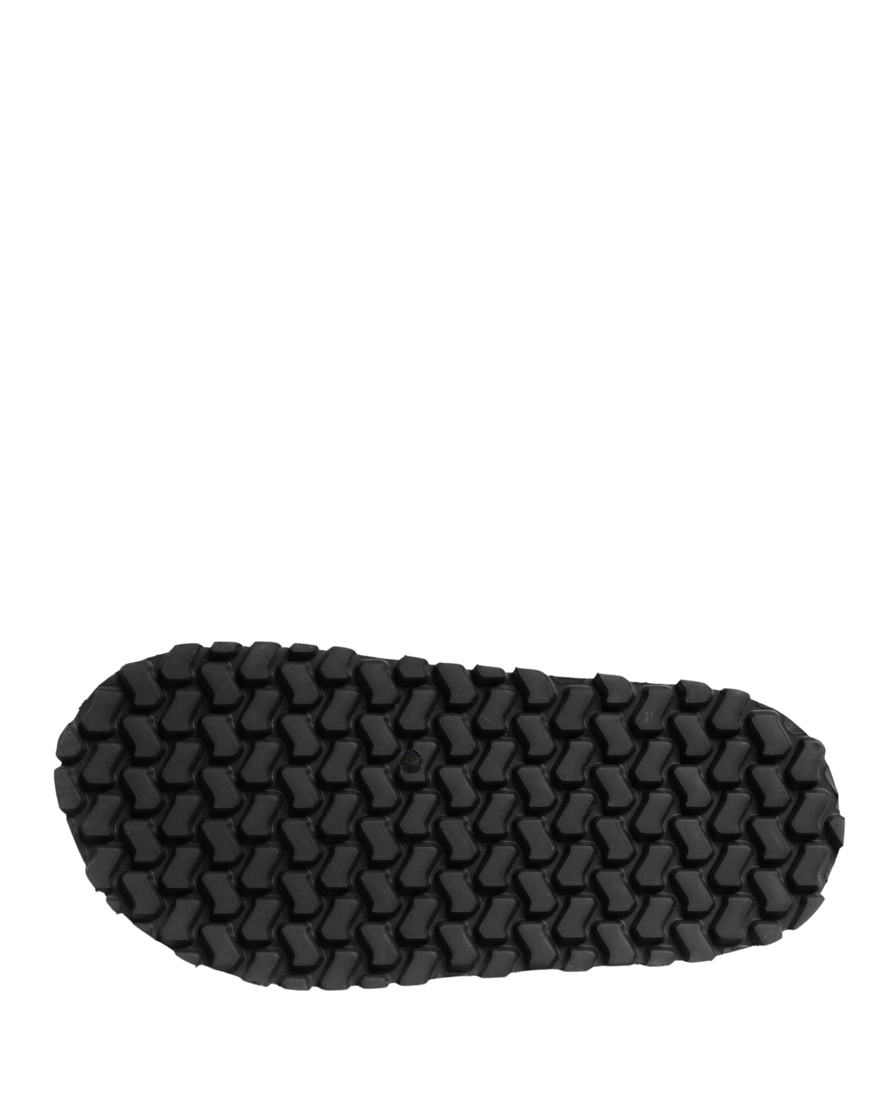 Dolce & Gabbana Black Logo Detailed Men Chunky Sandals Shoes | Regal Royce