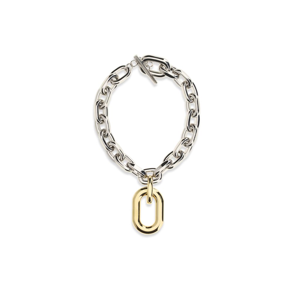 Rabanne Silver Metal Necklace | Regal Royce