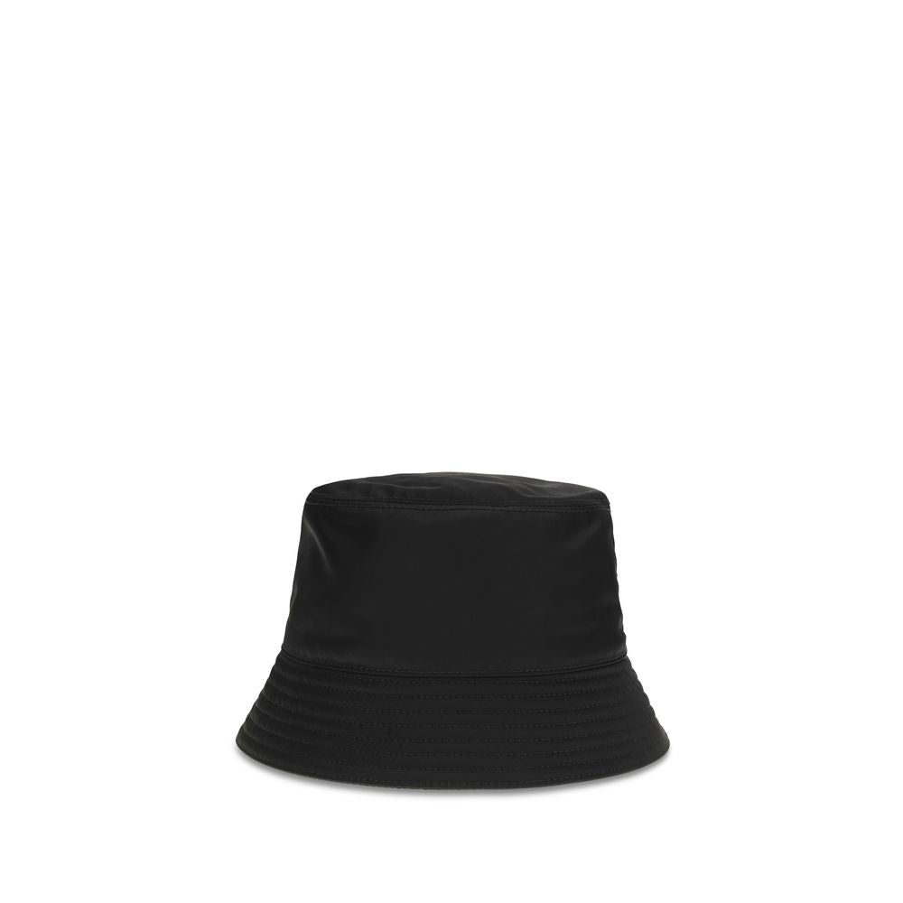 Prada Black Recycled Polyamide Bucket Hat | Regal Royce