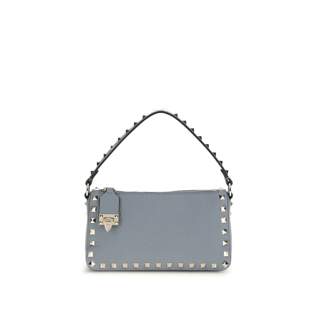 Valentino Garavani Blue Calf Leather Bos Taurus Shoulder Bag | Regal Royce