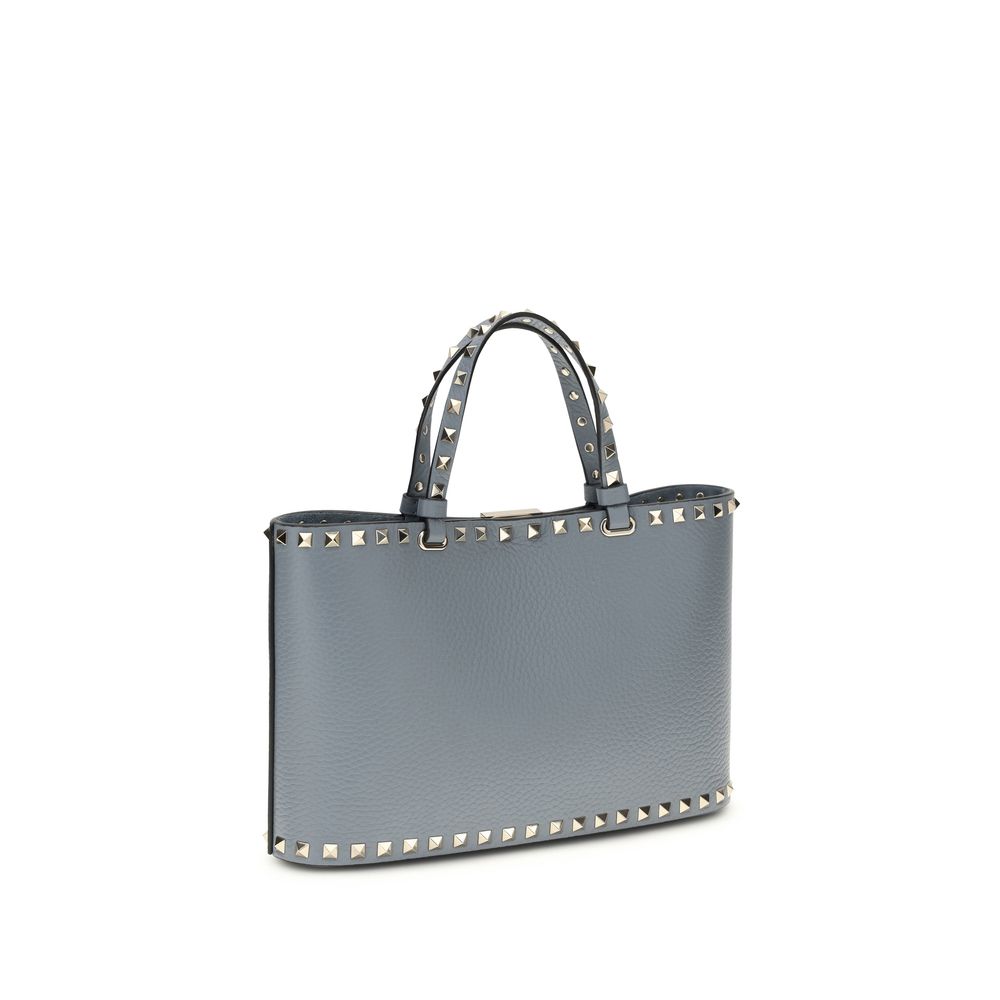 Valentino Garavani Blue Calf Leather Bos Taurus Shoulder Bag | Regal Royce