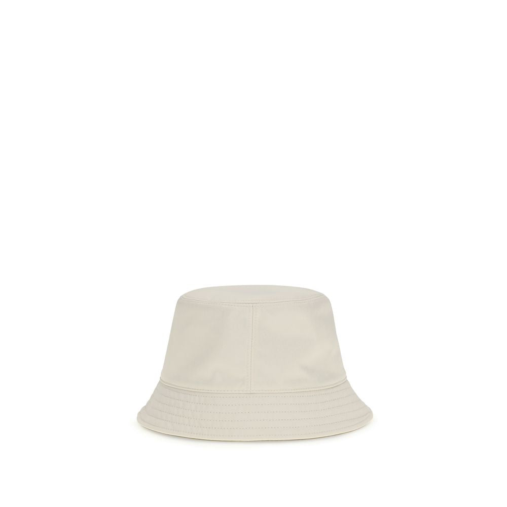 Moncler White Polyester Bucket Hat | Regal Royce