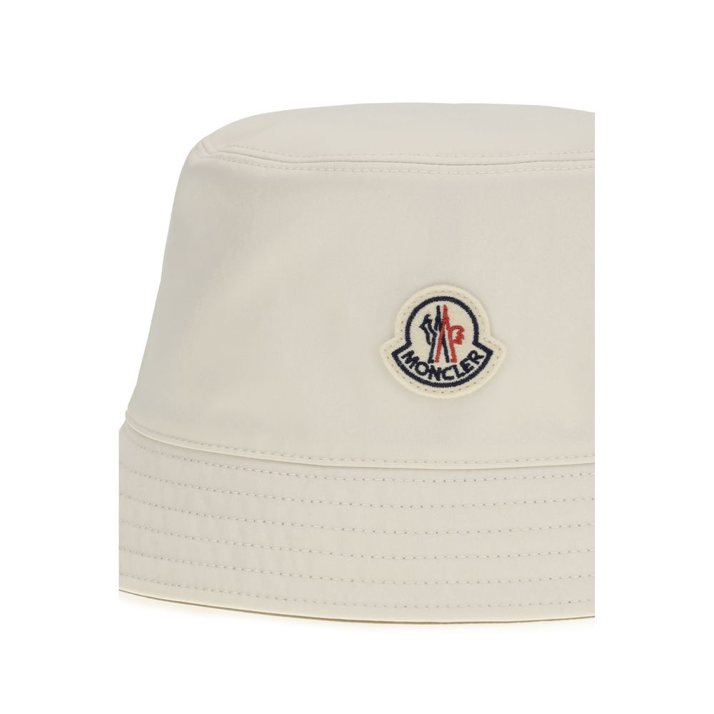 Moncler White Polyester Bucket Hat | Regal Royce