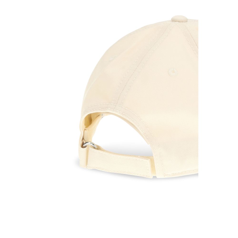 Moncler Beige Cotton Cap (Baseball Hat) | Regal Royce