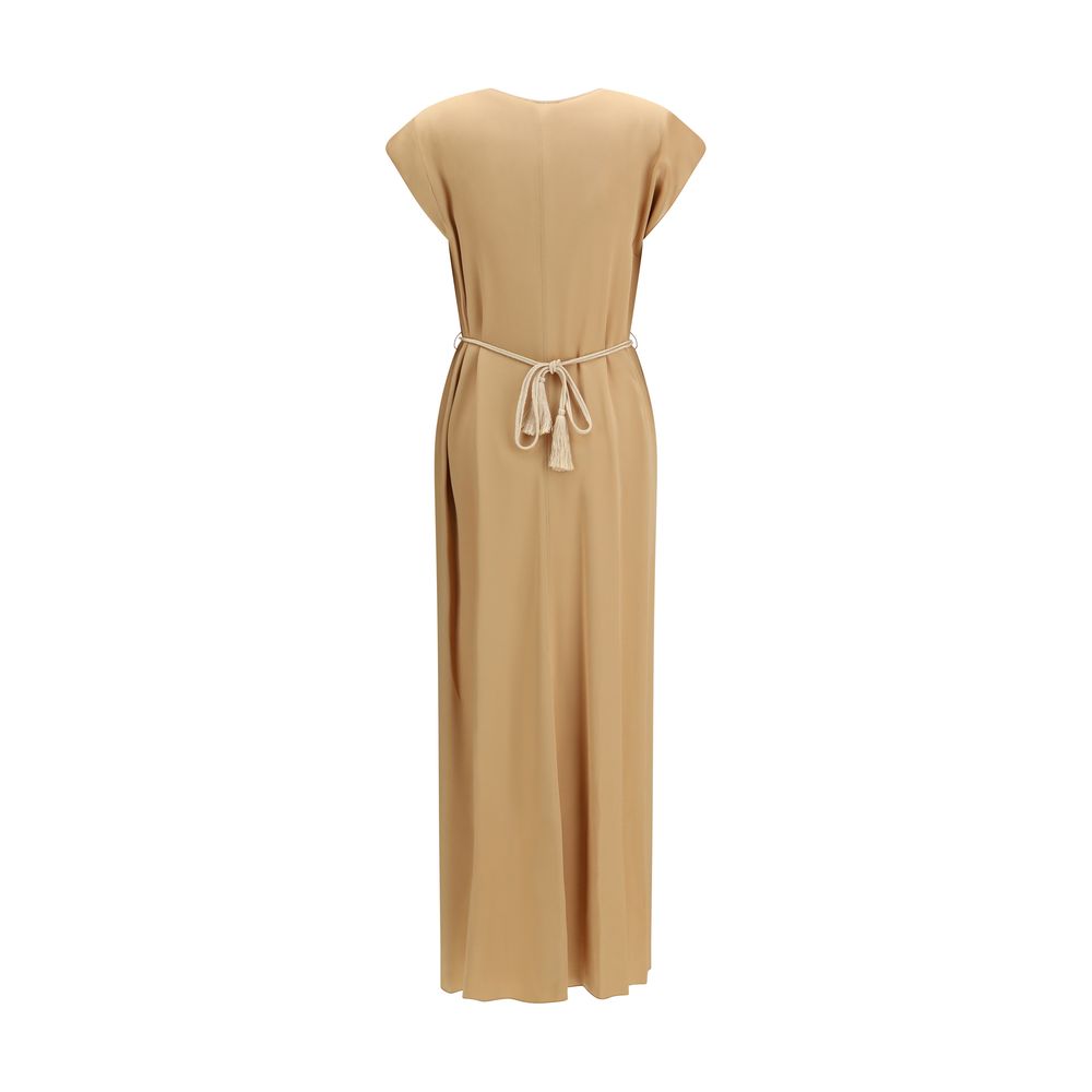 Forte_Forte Orange Viscose Casual Dress | Regal Royce