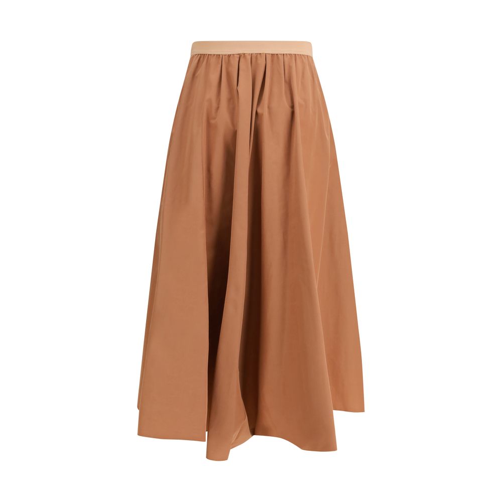 Forte_Forte Multicolor Polyester Midi Skirt | Regal Royce