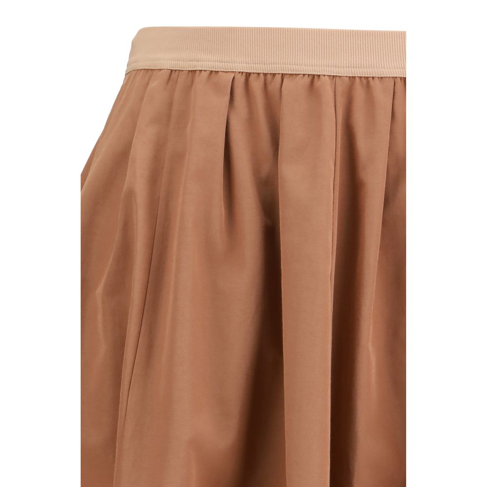 Forte_Forte Multicolor Polyester Midi Skirt | Regal Royce