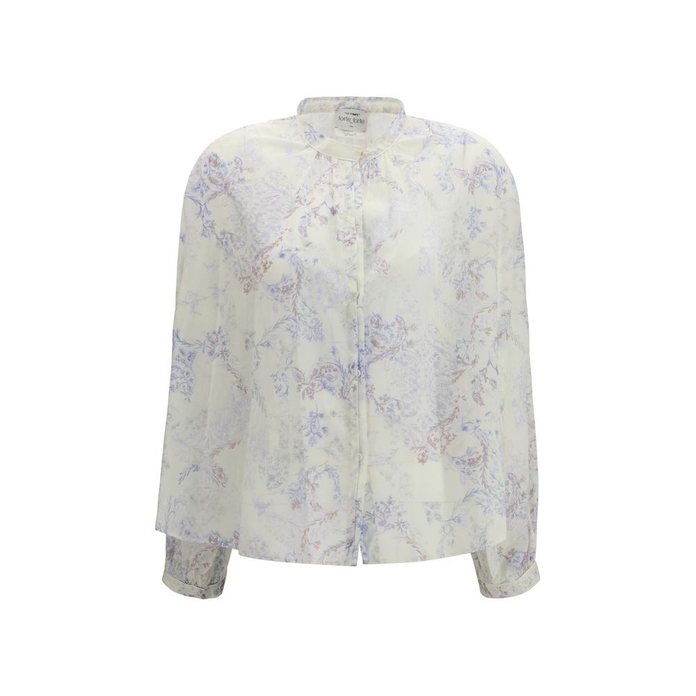 Forte_Forte Multicolor Cotton Pattern Shirt | Regal Royce