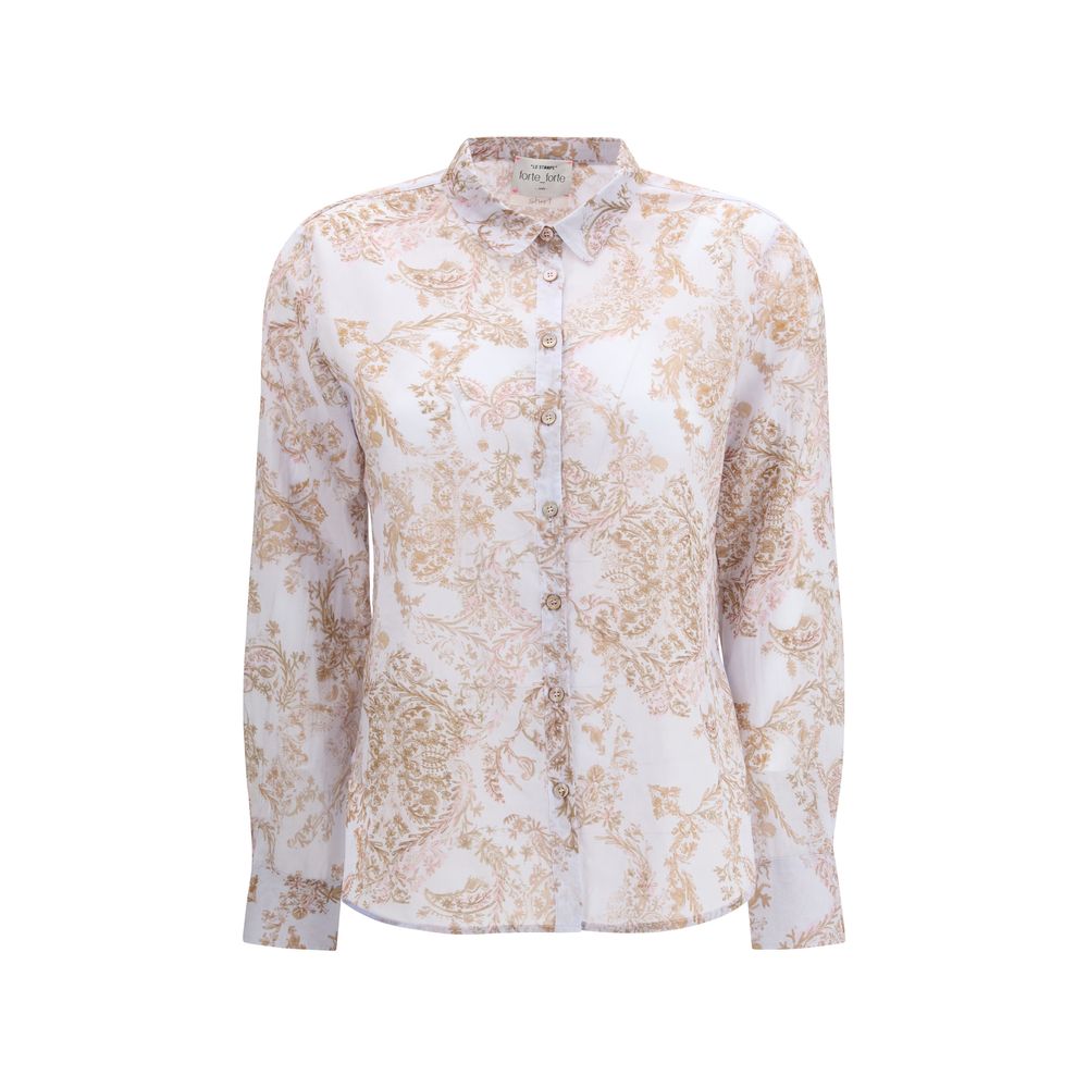 Forte_Forte Multicolor Cotton Pattern Shirt | Regal Royce
