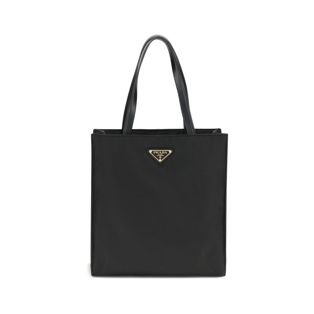 Prada Black Recycled Polyamide Shoulder Bag | Regal Royce
