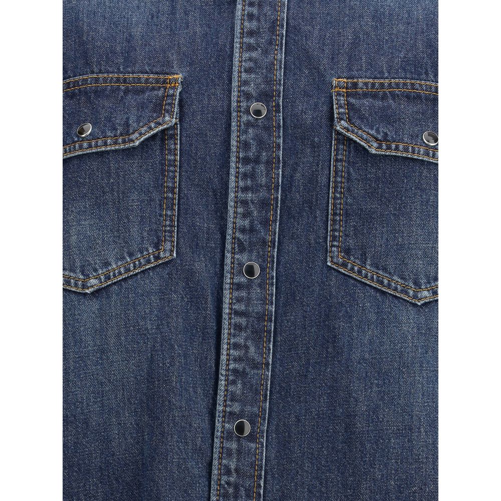 Sacai Blue Denim Shirt | Regal Royce